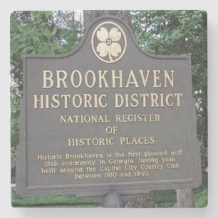 Historic Brookhaven, Atlanta Marble Onderzetters
