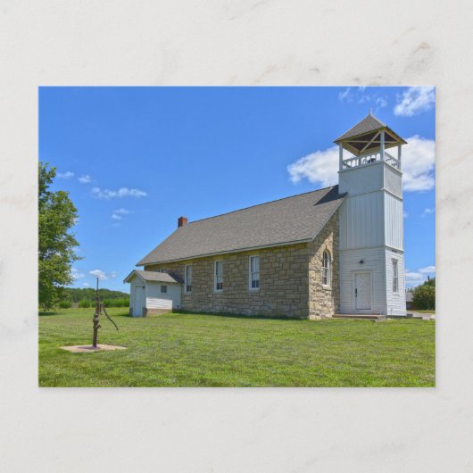 Historic Buck Creek School, Perry, Kansas Briefkaart (Voorkant)