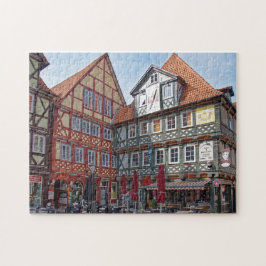 Historic Centre, Hannoversch-Münden, Duitsland Legpuzzel