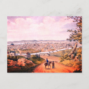 Historic Cincinnati, Ohio (1841) Briefkaart