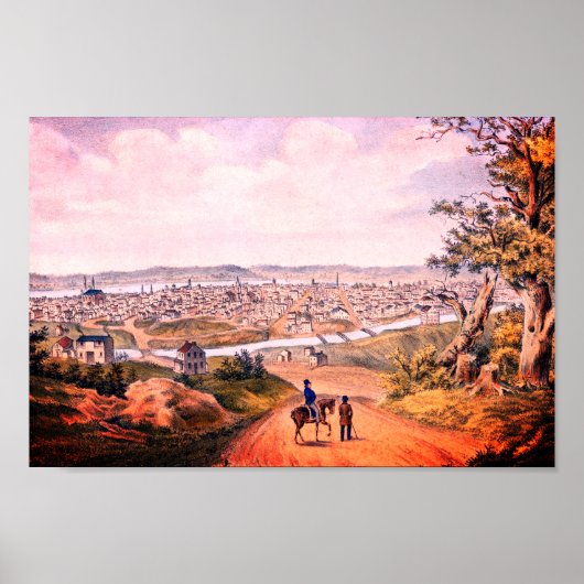 Historic Cincinnati, Ohio (1841) Poster (Voorkant)