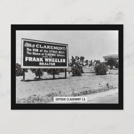 Historic Claremont - Briefkaart (Voorkant)