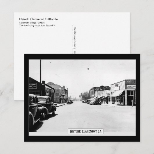 Historic Claremont - Briefkaart (Voorkant / Achterkant)