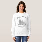 Historic Cologne Cathedral Germany Scenery Trui (Voorkant volledig)