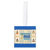 "Historic Dance Costumes Worldwide" Cube Ornament (Voorkant)