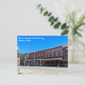Historic Downtown Fairbury Illinois Briefkaart (Staand voorkant)