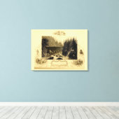 Historic Erie Canal Bicentennial Canvas Afdruk (Insitu (Houten vloer))