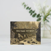 Historic Erie Canal Bicentennial Years Briefkaart (Staand voorkant)