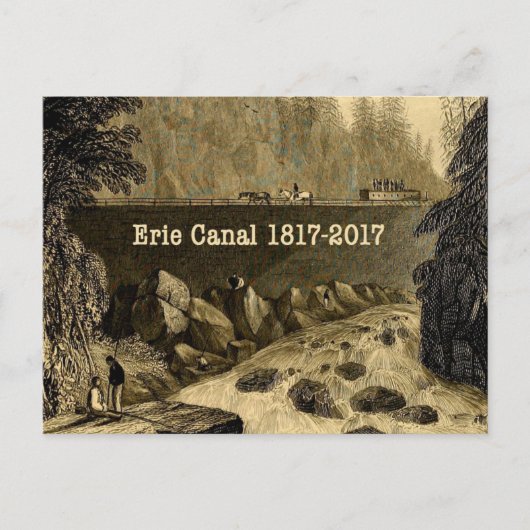 Historic Erie Canal Bicentennial Years Briefkaart (Voorkant)