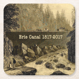 Historic Erie Canal Bicentennial Years Kartonnen Onderzetters