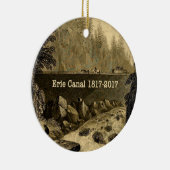 Historic Erie Canal Bicentennial Years Keramisch Ornament (Rechts)