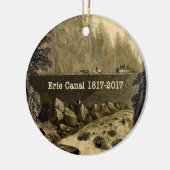 Historic Erie Canal Bicentennial Years Keramisch Ornament (Links)