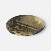 Historic Erie Canal Bicentennial Years Papieren Bordje (Gekanteld)