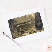 Historic Erie Canal Bicentennial Years Rechthoekige Sticker (Envelop)