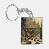 Historic Erie Canal Bicentennial Years Sleutelhanger (Voorkant Links)