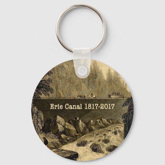 Historic Erie Canal Bicentennial Years Sleutelhanger (Voorkant)