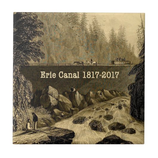 Historic Erie Canal Bicentennial Years Tegeltje (Voorkant)