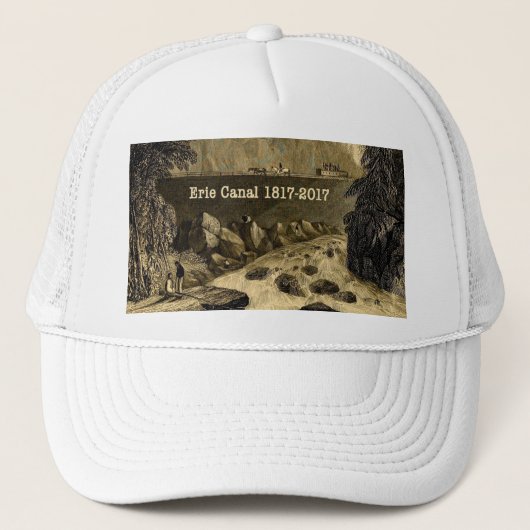 Historic Erie Canal Bicentennial Years Trucker Pet (Voorkant)