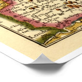 Historic Essex County Map, Engeland Poster (Hoek)