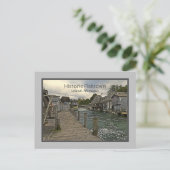 HISTORIC FISHTOWN/LELAND, MICHIGAN BRIEFKAART (Staand voorkant)