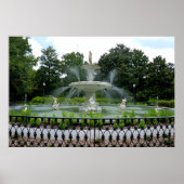 Historic Forsyth Park Fountain Poster (Voorkant)