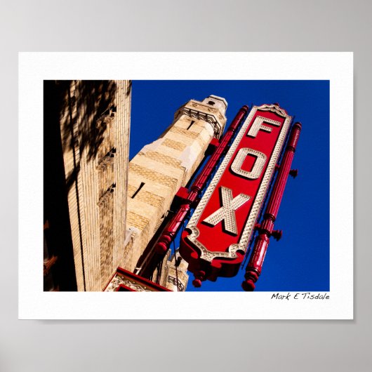 Historic Fox Theater in Atlanta Georgia - Klein Poster (Voorkant)