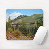 Historic Georgetown Colorado Steam Engine Train Muismat (Met muis)