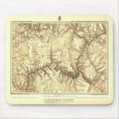 Historic Grand Canyon Map Muismat (Voorkant)