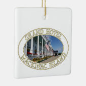 Historic Grand Hotel on Mackinac Island, Michigan Keramisch Ornament (Rechts)