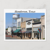 Historic Henderson, Texas Briefkaart (Voorkant)