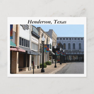 Historic Henderson, Texas Briefkaart
