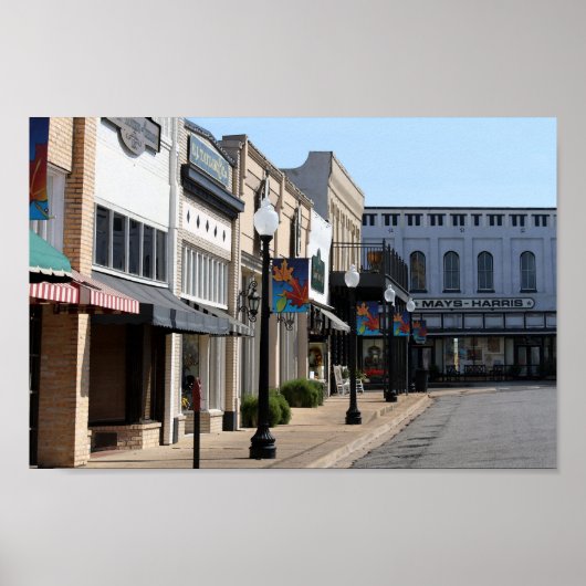 Historic Henderson, Texas Poster (Voorkant)