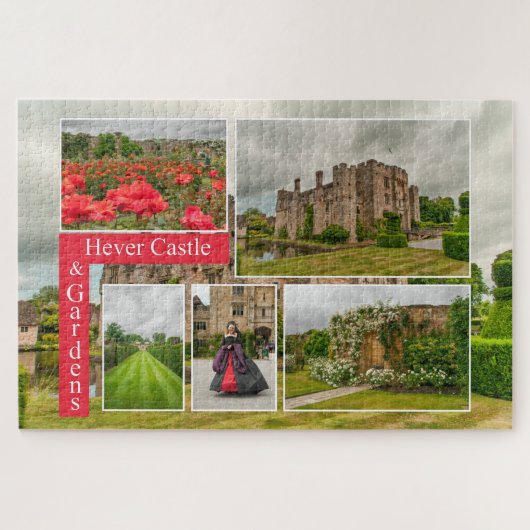 Historic Hever Castle & Gardens Kent Scenic Legpuzzel (Horizontaal)