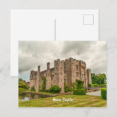 Historic Hever Castle Kent UK Schilderachtig Uitzi Briefkaart (Voorkant / Achterkant)