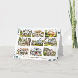Historic Homes of Fernandina Beach 5x7 Note Card Bedankkaart