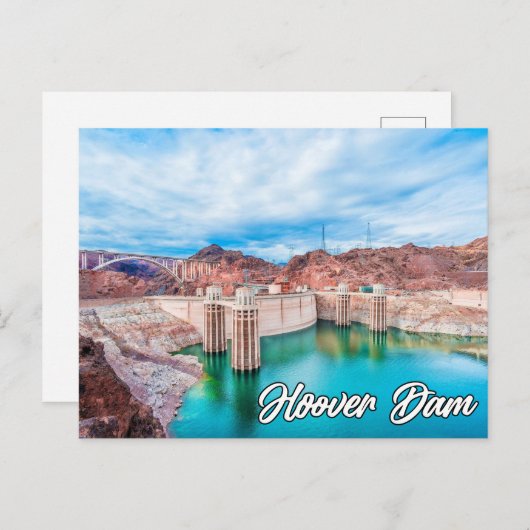 Historic Hoover Dam, Nevada, Verenigde Staten Briefkaart (Voorkant / Achterkant)