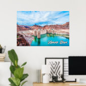 Historic Hoover Dam, Nevada, Verenigde Staten Poster (Thuiskantoor)