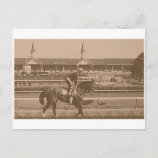 Historic Horse Racing Briefkaart (Voorkant)
