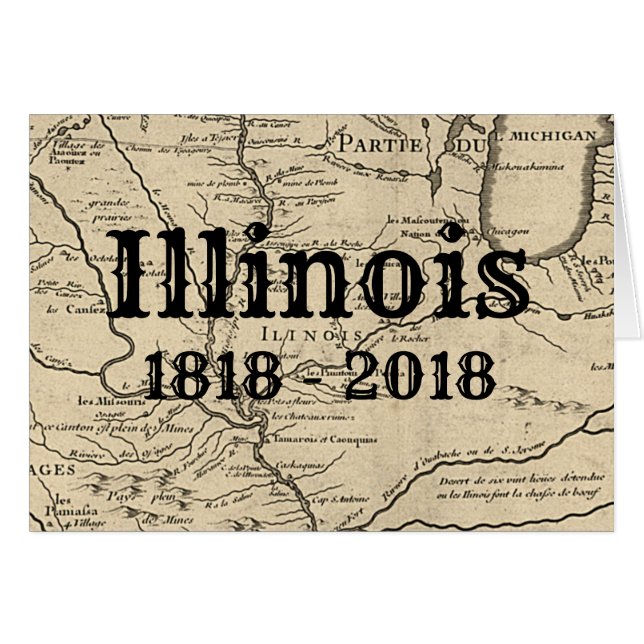 Historic Illinois Bicentennial (Voorkant Horizontaal)