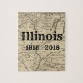 Historic Illinois Bicentennial Legpuzzel (Verticaal)