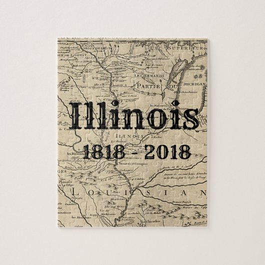 Historic Illinois Bicentennial Legpuzzel (Verticaal)