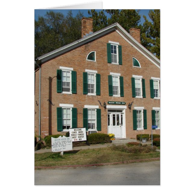 Historic Inn in Bentonsport, Iowa (Voorkant)