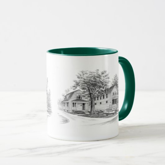 Historic Jaite Mill in Ohio (CVNP) Mok (Voorkant rechts)