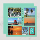 Historic Key West, Florida Flat Kaart (Voorkant / Achterkant)