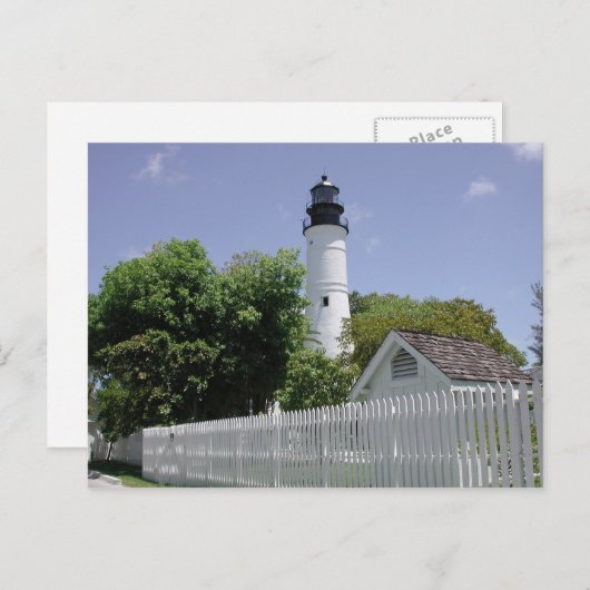 Historic Key West Florida Lighthouse Briefkaart (Voorkant / Achterkant)