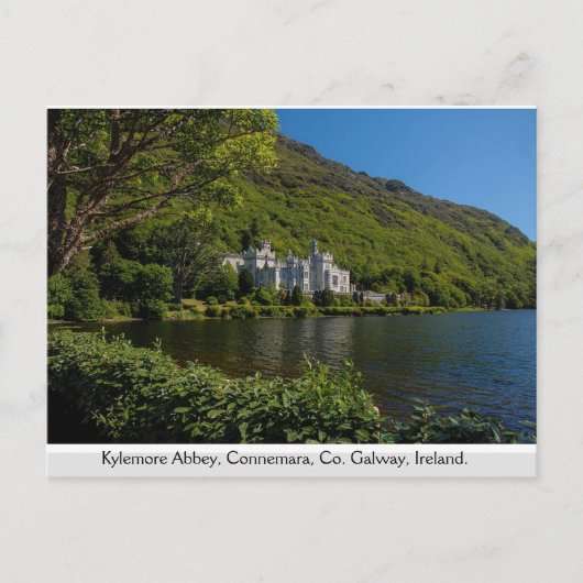 Historic Kylemore Abbey, Connemara, Co. Galway Briefkaart (Voorkant)
