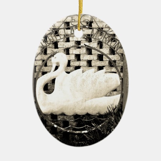 Historic Lake Morton Keramisch Ornament (Voorkant)