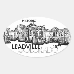 Historic Leadville Colorado stickers