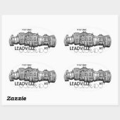 Historic Leadville Colorado  stickers (Vel)