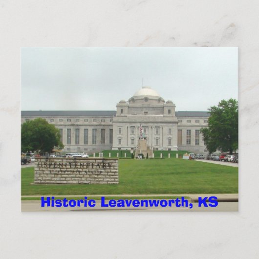 Historic Leavenworth, KS- Gevangenis Briefkaart (Voorkant)